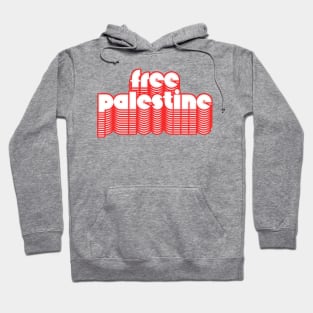 Free Palestine //// Retro Style Design Hoodie